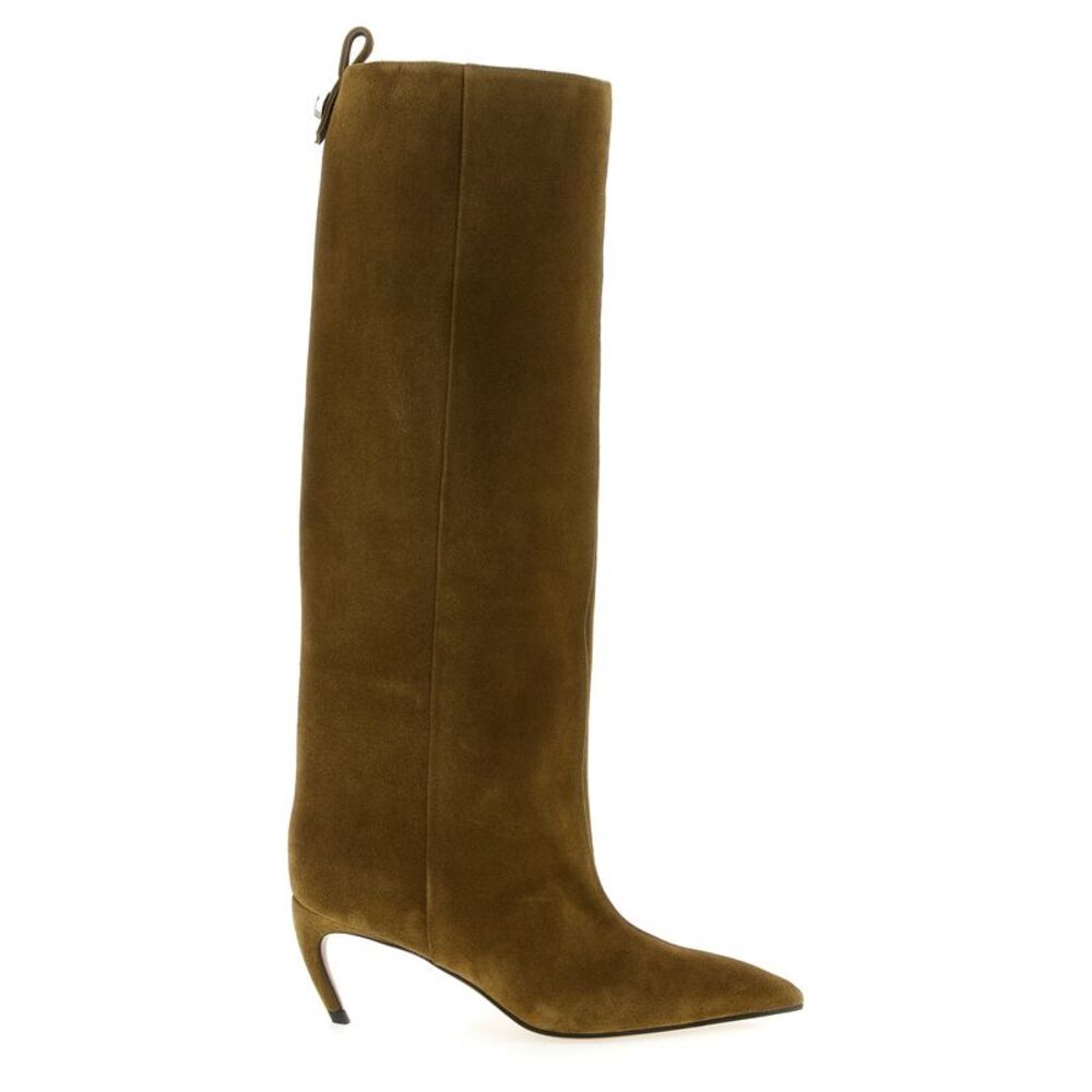 The Attico Bicolor Goatskin Over The Women's Knee